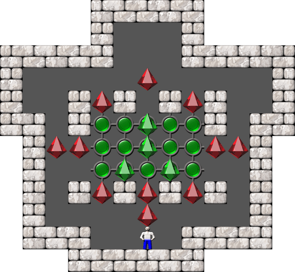 Sokoban Mass Remodel level 1002